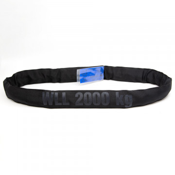 Aerial 2 Ton Sling Round – Black