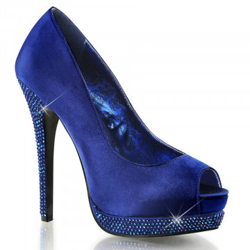 Bordello BELLA-12R Royal Blue Satin