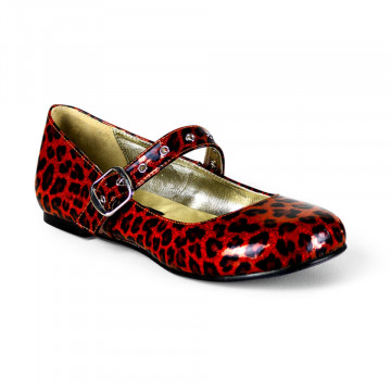 Demonia DAISY-04 Red Pearlized Gltr Pat