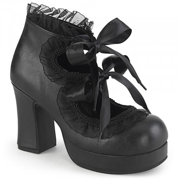 Demonia GOTHIKA-53 Blk Vegan Leather