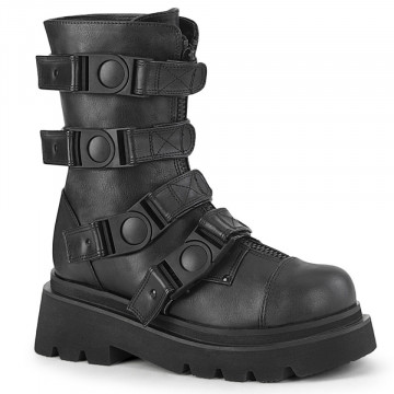 Demonia RENEGADE-55 Blk Vegan Leather