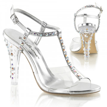 Fabulicious CLEARLY-426 Clr-Slv Metallic Pu