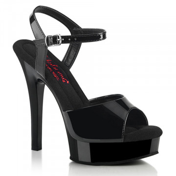 Fabulicious MAJESTY-509 Blk Pat/Blk