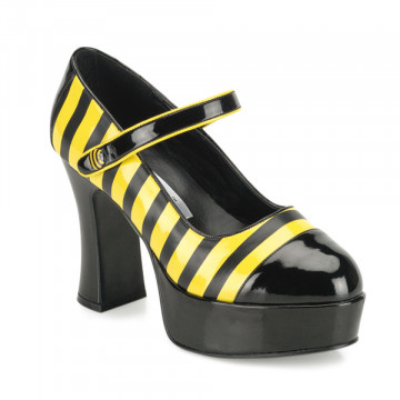 Funtasma BUZZ-66 Blk-Yellow Pat