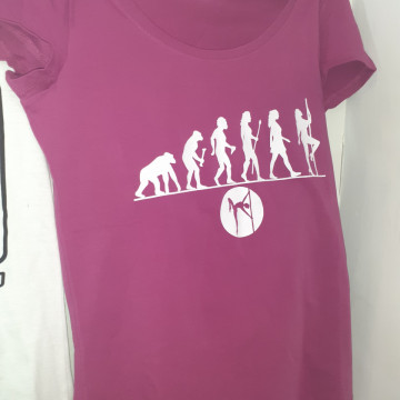 Ipole Maglietta Viola T-shirt Evo Pole sport danza running
