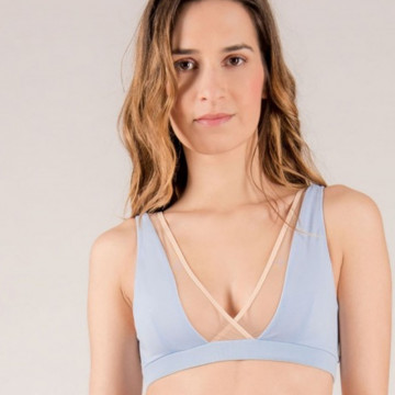 MADEMOISELLE SPIN - TOP STELLA BLEU HORIZON
