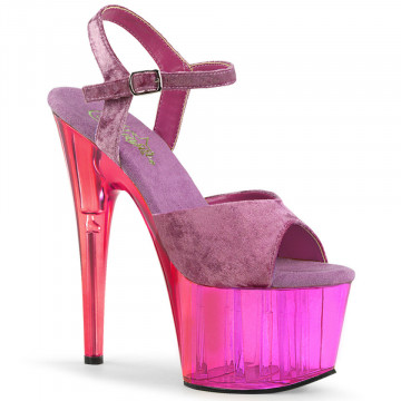 Pleaser ADORE-709MCT Purple Crushed Velvet/Dual Tinted