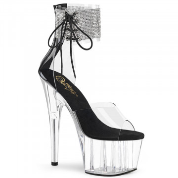 Pleaser ADORE-724RS Clr-Blk/Clr