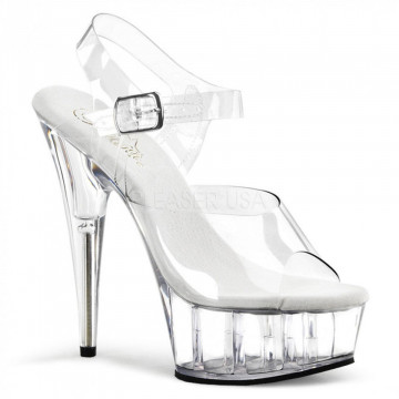Pleaser DELIGHT-608 Clr/Clr