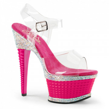Pleaser ILLUSION-658RS Clr/H. Pink