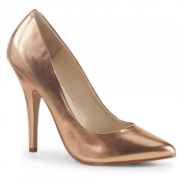 Pleaser SEDUCE-420 Rose Gold Metallic Pu
