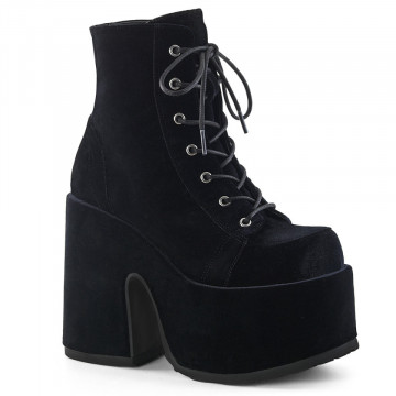 Demonia CAMEL-203 Blk Velvet