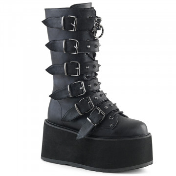 Demonia DAMNED-225 Blk Vegan Leather