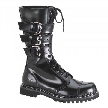 Demonia GRAVEL-14 Blk Leather
