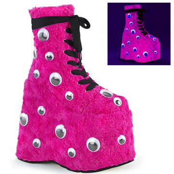 Demonia SLAY-206 H. Pink Fur