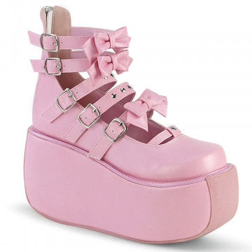 Demonia VIOLET-45 B. Pink Vegan Leather