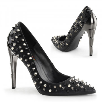 Demonia VOLTAGE-07 Blk Vegan Leather