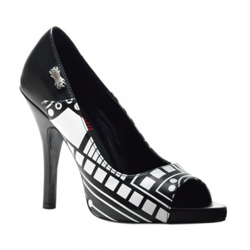 Demonia ZOMBIE-06UV Blk Pu-UV Wht
