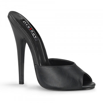 Devious DOMINA-101 Blk Faux Leather