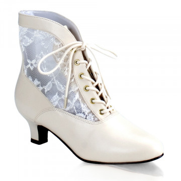 Funtasma DAME-05 Ivory Pu-Lace