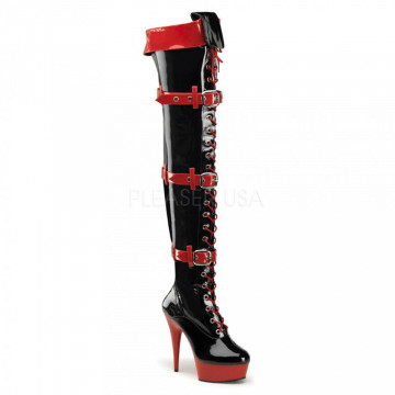 Funtasma MEDIC-3028 Blk-Red Pat/Red