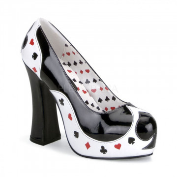 Funtasma POKER-21 Blk-Wht Pat