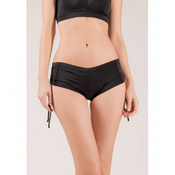 MADEMOISELLE SPIN - COCO SHORTS Nero lacci neri