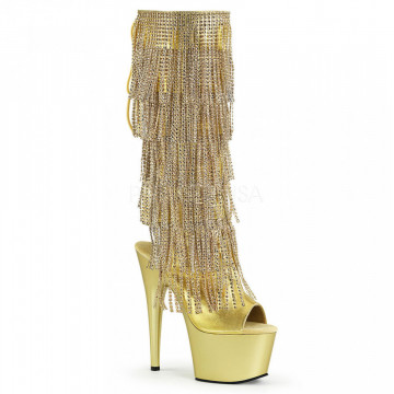 Pleaser ADORE-2024RSF Gold Metallic Pu/Gold Matte