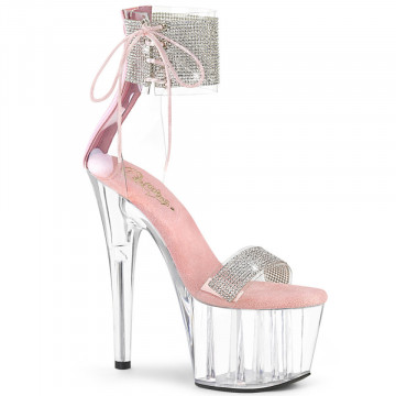 Pleaser ADORE-727RS Clr-B. Pink/Clr