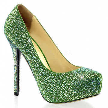 Pleaser Day & Night PRESTIGE-20 Green Suede