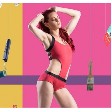 POINT OUT COMPLETO BODY RUBELITE LEOTARD
