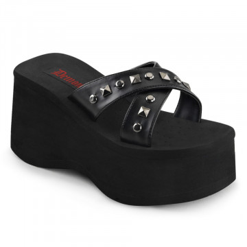 Demonia FUNN-29 Blk Vegan Leather
