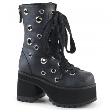 Demonia RANGER-310 Blk Vegan Leather