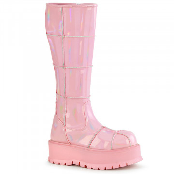 Demonia SLACKER-230 B. Pink Hologram Pat