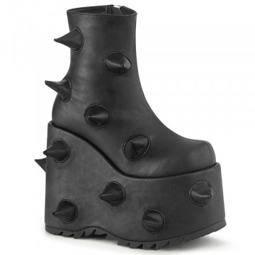 Demonia SLAY-77 Blk Vegan Leather