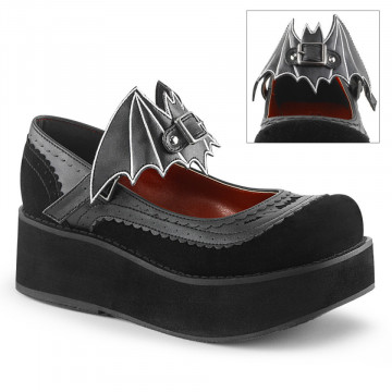 Demonia SPRITE-09 Blk Vegan Leather-Velvet numero 37 spedizione subito h24