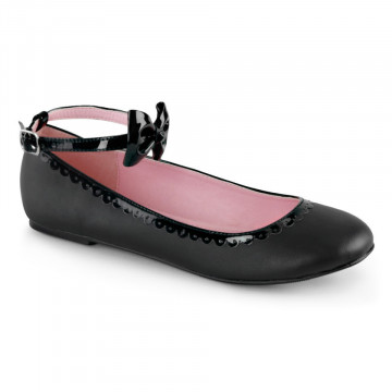 Demonia STAR-27 Blk Vegan Leather-Pat