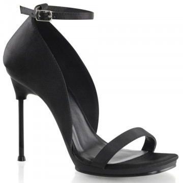 Fabulicious CHIC-35 Blk Satin/Blk Matte