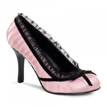 Funtasma DAINTY-420 B. Pink-Blk Satin