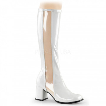Funtasma GOGO-303 Wht Str Pat-Clr Tpu