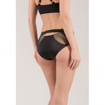 MADEMOISELLE SPIN - CRESCENT MOON BLACK SHORTS