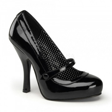 Pin Up Couture CUTIEPIE-02 Blk Pat