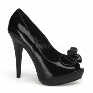 Pin Up Couture LOLITA-10 Blk Pat