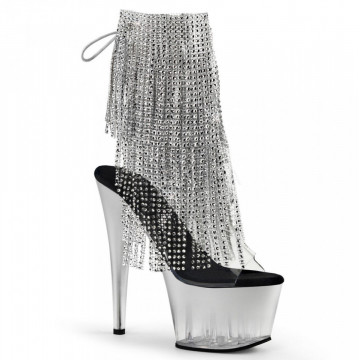 Pleaser ADORE-1017RSFT Clr-Slv/Slv