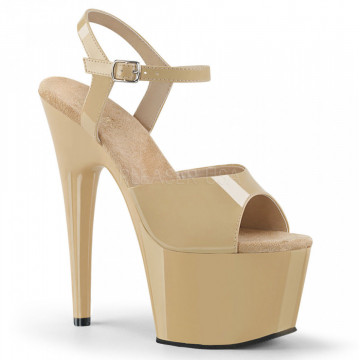 Pleaser ADORE-709 Cream Pat/ Cream
