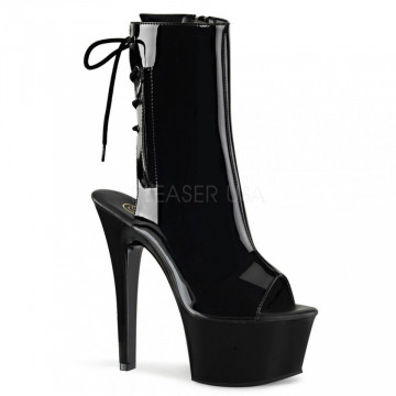 Pleaser ASPIRE-1018 Blk Pat/Blk
