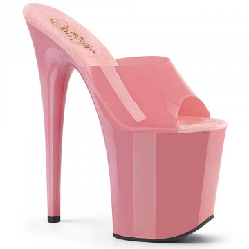 Pleaser FLAMINGO-801N B. Pink (Jelly-Like) TPU/B.