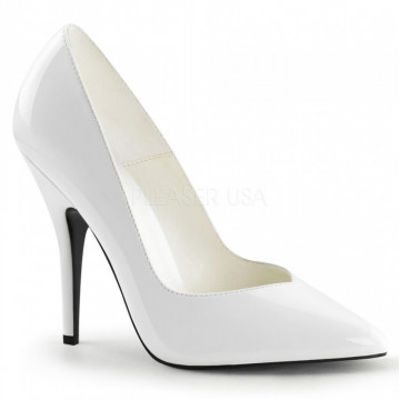 Pleaser SEDUCE-420V Wht Pat