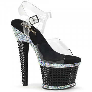 Pleaser SPECTATOR-708RS Clr/Blk-RS