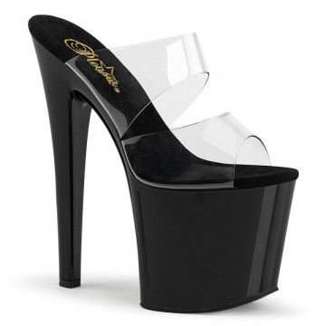 Pleaser TABOO-702 Clr/Blk